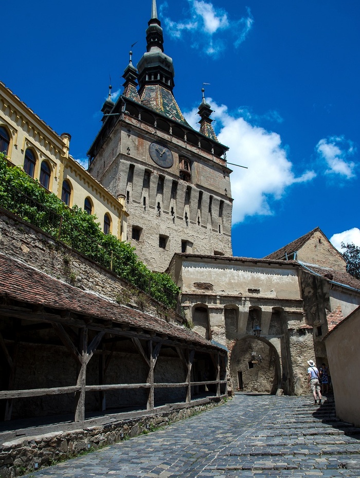 Mehrere Klarglasflaschen mit deutschen Etiketten stehen auf einem Holzfass in rustikaler Brennerei-Atmosphäre.
